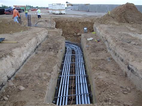 electrical box in ditch underwatwr|digging underground electrical cables.